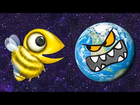 Видео: Несносная ПЧЕЛА съела планету. ИГРА Tasty Planet Forever #4 на Игрули TV