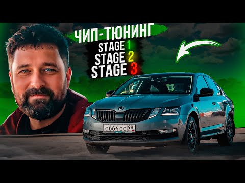 Видео: Чип-тюнинг SKODA: Stage 1, Stage 2, Stage 3, чип DSG