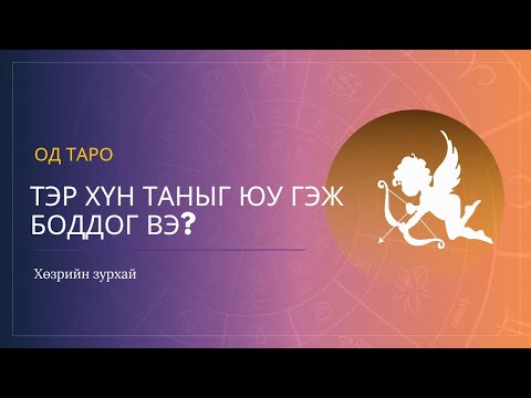 Видео: Тэр хүн таныг юу гэж бодож байгаа вэ? Цаашдаа харилцаа яах вэ? 🔮