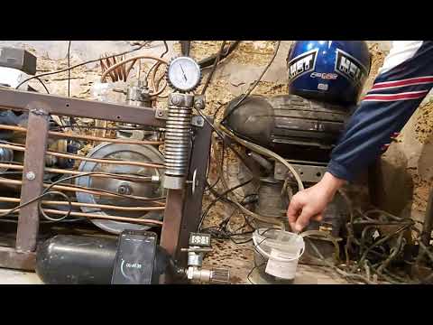 Видео: Компрессор ВД с ЗИЛ-130 , без комментариев . Заправка 2л баллон с 0Атм до 270Атм