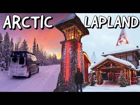 Видео: VANLIFE в деревне Санта-Клауса в Лапландии