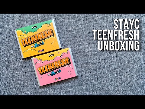 Видео: STAYC 'TEENFRESH' Set | Unboxing | Обзор | Распаковка | Анбоксинг