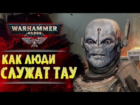 Видео: Как живется людям на службе у Тау? Как их используют Эфирные? История Warhammer 40000