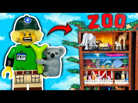 Видео: Я построил НЕБОСКРЕБ LEGO Zoo!