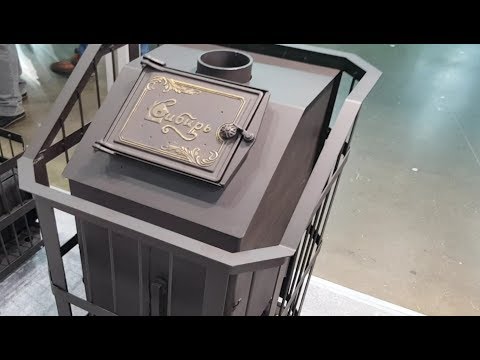 Видео: Печь Сибирь от НМК, с закрытой каменкой - паронакопителем. Обзор и разбор.