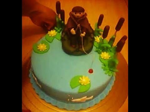 Видео: Рыбак из сахарной мастики