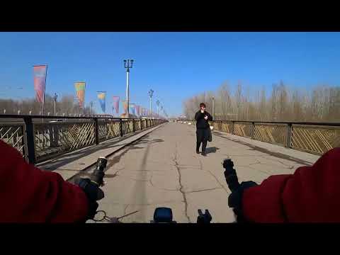 Видео: По Усть-Каменогорску на велосипеде.