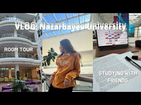 Видео: VLOG: рум тур по общежитию НУ, корейский, учеба в библиотеке.