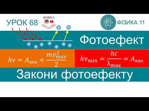 Видео: Фізика 11. Урок-презентація «Фотоефект. Закони фотоефекту»