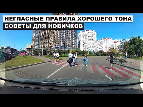 Видео: Негласные правила хорошего тона, советы для новичков