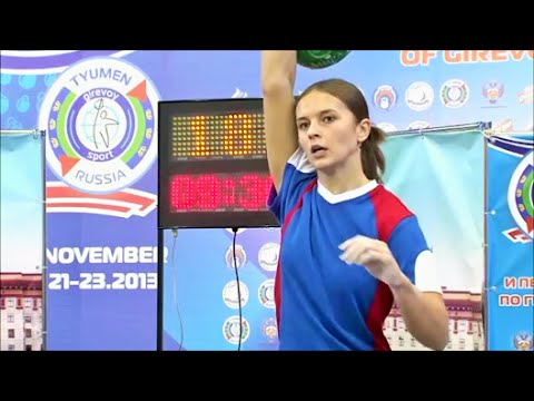 Видео: Ксения Дедюхина - рывок 189 подъемов (Тюмень, Чемпионат мира 2013)