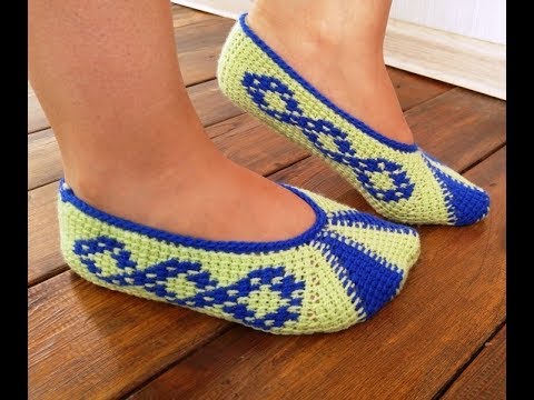 Видео: следки тунисским вязанием