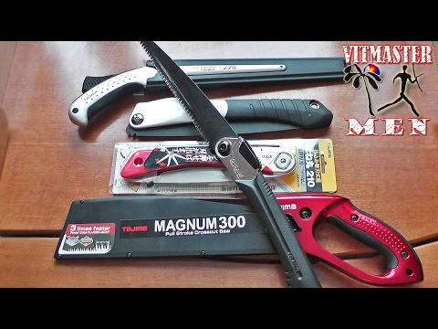 Видео: Японские пилы Tajima