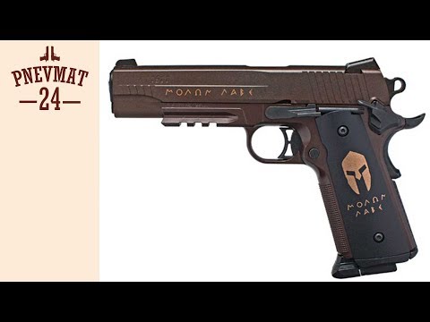 Видео: Пневматический пистолет Sig Sauer 1911 Spartan (Colt)