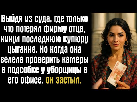 Видео: Выйдя из суда, где только что потерял фирму отца, кинул последнюю купюру цыганке. Но когда она...