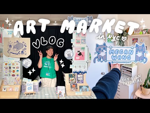 Видео: ART MARKET VLOG ✦ огромная ярмарка иллюстраций в Нью-Йорке 💓 moccafest 2024