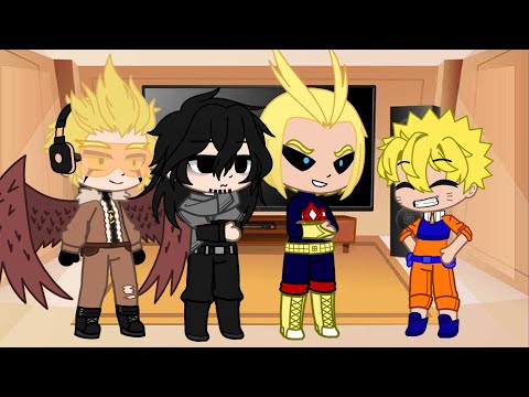 Видео: реакция про героев на наруто узумаки