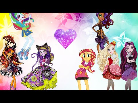 Видео: | Клип Монстер хай, Эвер афтер хай и Девочки из Эквестрии |