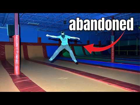 Видео: Исследуем заброшенный батутный парк, где всё осталось позади