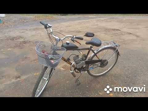 Видео: STELS 300 велосипед с навесным моторам