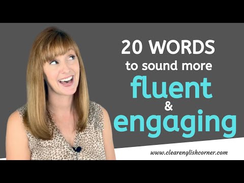 Видео: Описательные английские слова, которые будут звучать более бегло и интересно