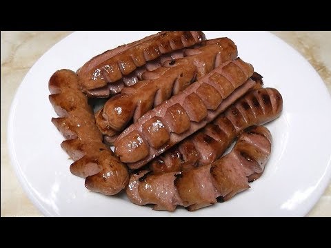 Видео: СОСИСКИ.Как пожарить сосиски.