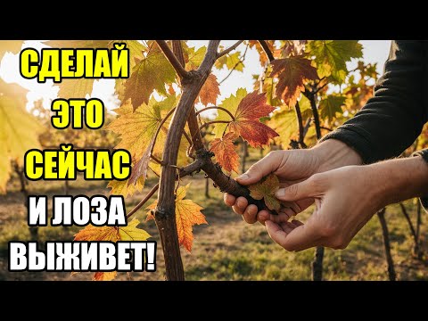Видео: Не обрывай листья, пока не узнаешь ЭТО! Как правильно подготовить виноград к обрезке осенью!