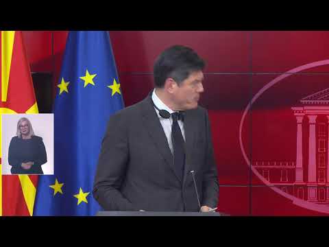Видео: Заедничка прес-конференција на претседателот на Владата, Мицкоски и ЕУ амбасадорот Рокас (МК)