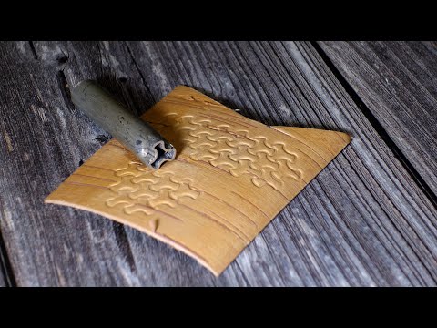 Видео: Простой штамп по бересте  №17