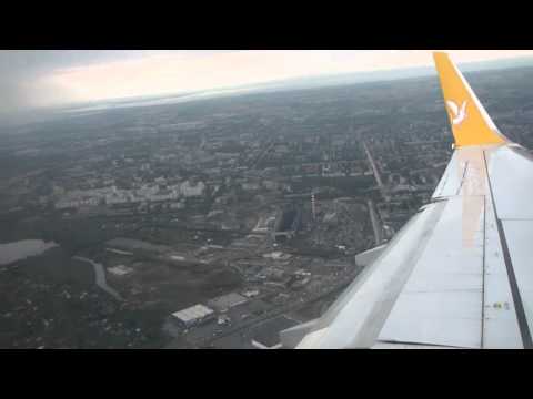 Видео: Посадка в Толмачево и круг почета над Новосибирском.