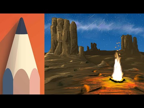 Видео: Простое и удобное руководство по ландшафтному дизайну — Autodesk Sketchbook Mobile