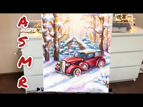 Видео: АСМР/ASMR Обзор новой картины / Неразборчивый шепот/ Тэппинг