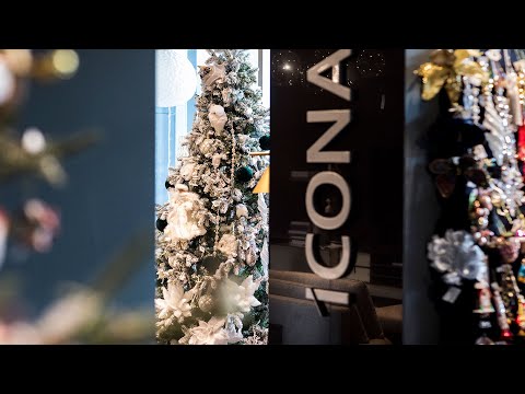 Видео: Новогодние елки и игрушки Goodwill в салоне Icona.