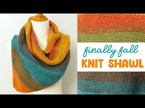 Видео: 🍂 ВЯЗАНАЯ ШАЛЬ для начинающих (наконец-то осенняя вязаная шаль!)