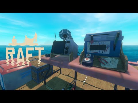 Видео: НАКОНЕЦ ПОСТАВИЛИ ПРИЁМНИК | Raft #4