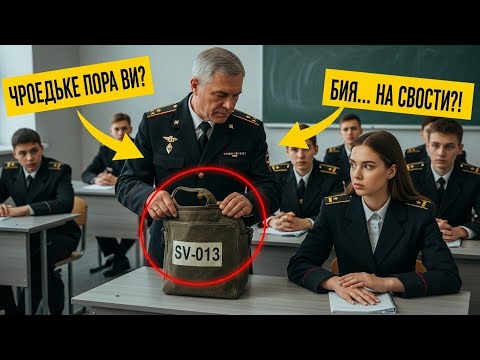 Видео: Они вывалили ее рюкзак, а потом побледнели, увидев сложенную внутри форму.
