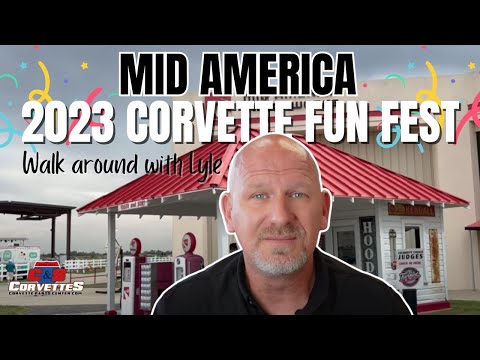 Видео: Прогулка по фестивалю Corvette Fun Fest 2023 в Средней Америке