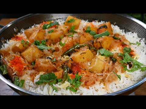 Видео: Готовим картофельный бириани без мяса! Вкусный и простой рецепт!