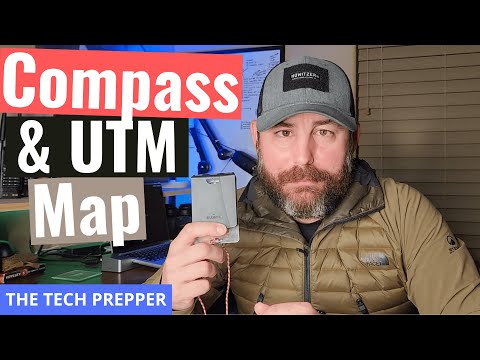 Видео: Использование компаса с картой UTM