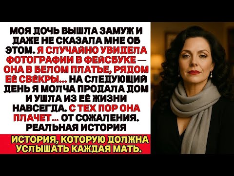 Видео: Моя дочь вышла замуж, а я узнала об этом, только увидев фотографии в интернете…Я продала её дом и…