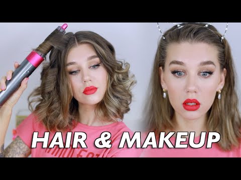 Видео: GRWM УКЛАДКА НА СТАЙЛЕР DYSON AIRWRAP И ЯРКИЕ ГУБЫ