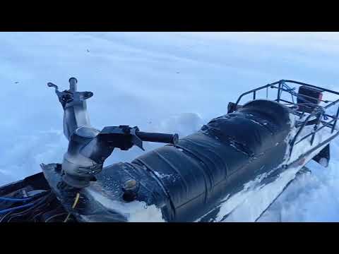 Видео: Снегоход ,,рысь,, с бурановским двс.обзор каким он получился у меня.
