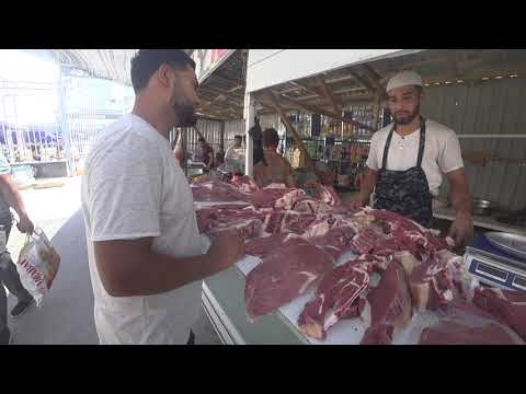 Видео: огромный рынок в Гиждуване (G'ijduvon). Как закупаются узбеки на праздники.