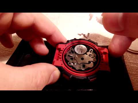 Видео: Замена батарейки G-SHOCK GA-100 / G-SHOCK GA-100 battery replacement