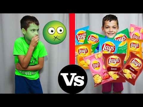 Видео: Едим ТОЛЬКО ЧИПСЫ 24 Часа!!!!!/We eat ONLY CHIPS 24 Hours!!!!!