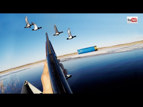 Видео: Охота на Чукучанке. Охота на утку в Якутии.