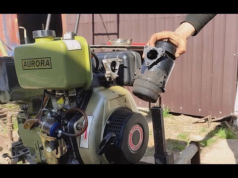 Видео: Мотоблок, чищу после вспашки, меняю масло, разбираю фильтр, показываю.