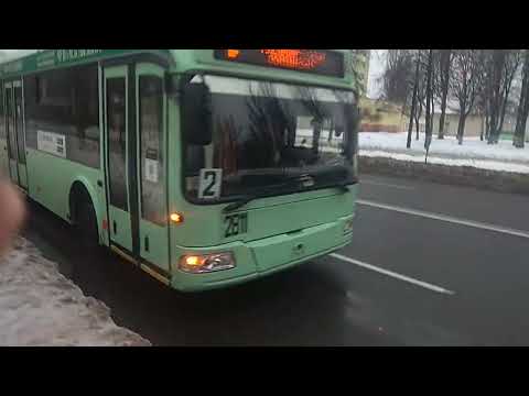 Видео: Троллейбус номер 2 (технический университет кольцевой) г Гомель