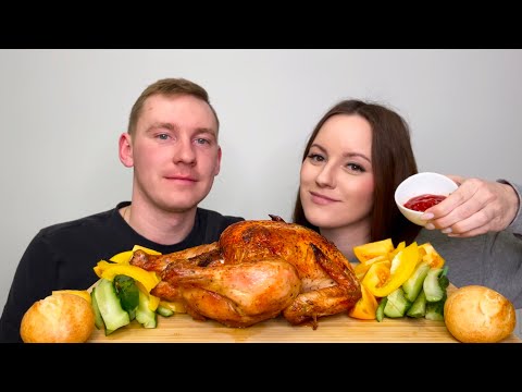 Видео: МУКБАНГ КУРИЦА ЗАПЕЧЕННАЯ КУРИЦА ответы на вопросы итог КОНКУРСА MUKBANG CHICKEN BAKED CHICKEN