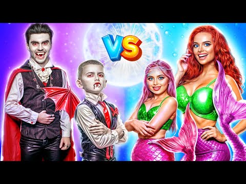 Видео: Трансформація Русалочки в реальному житті! Як стати Вампіром!